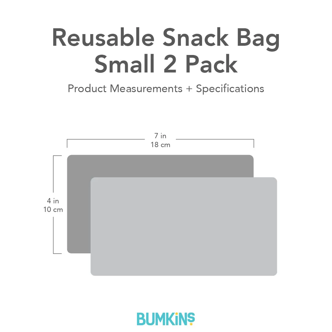 Reusable Snack Bag, Small 2-Pack: Be Kind