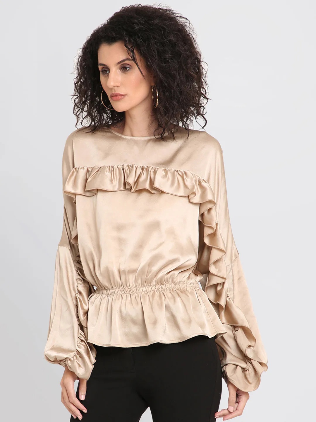 Ruffles Full Sleeves Top