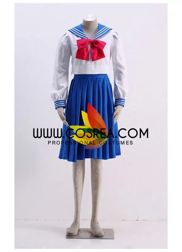 Sailormoon Crystal Ami Mizuno School Uniform Cosplay Costume