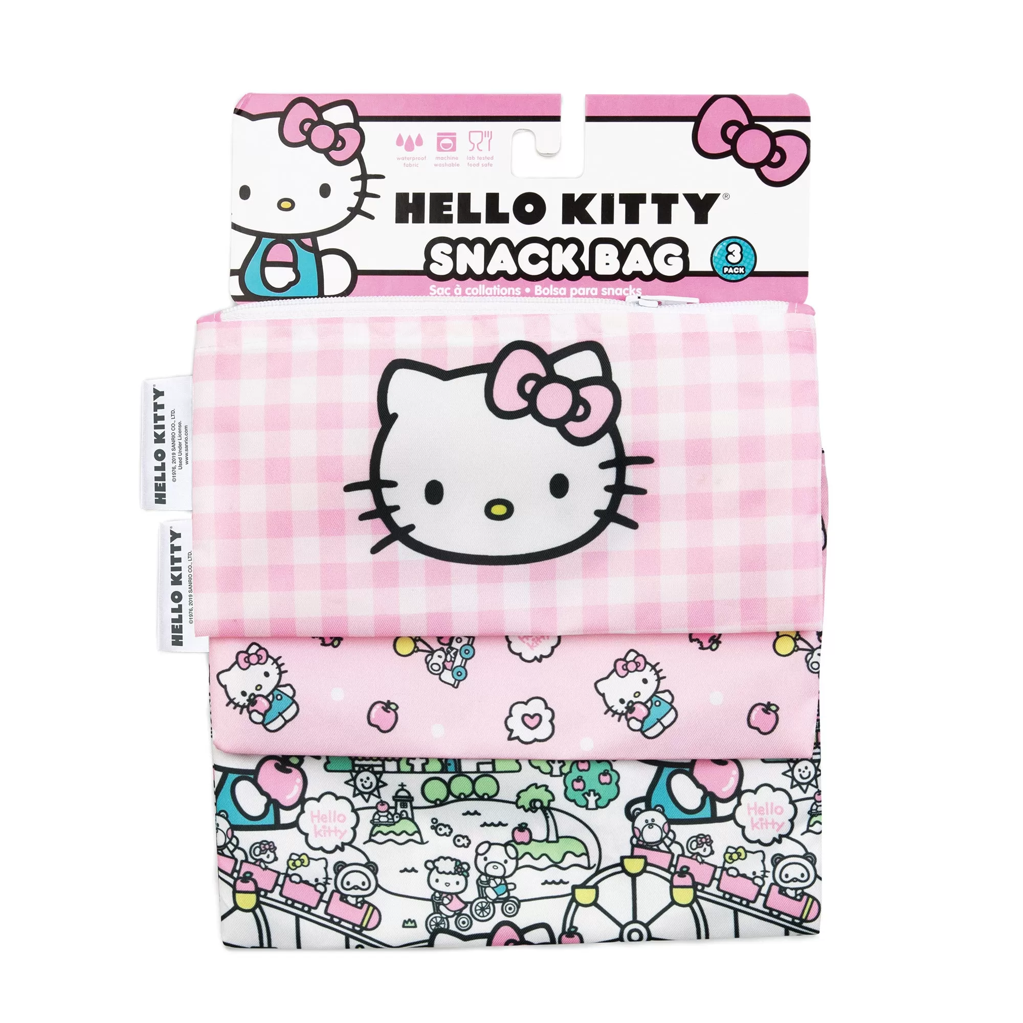 Sanrio Reusable Snack Bags 3-Pack