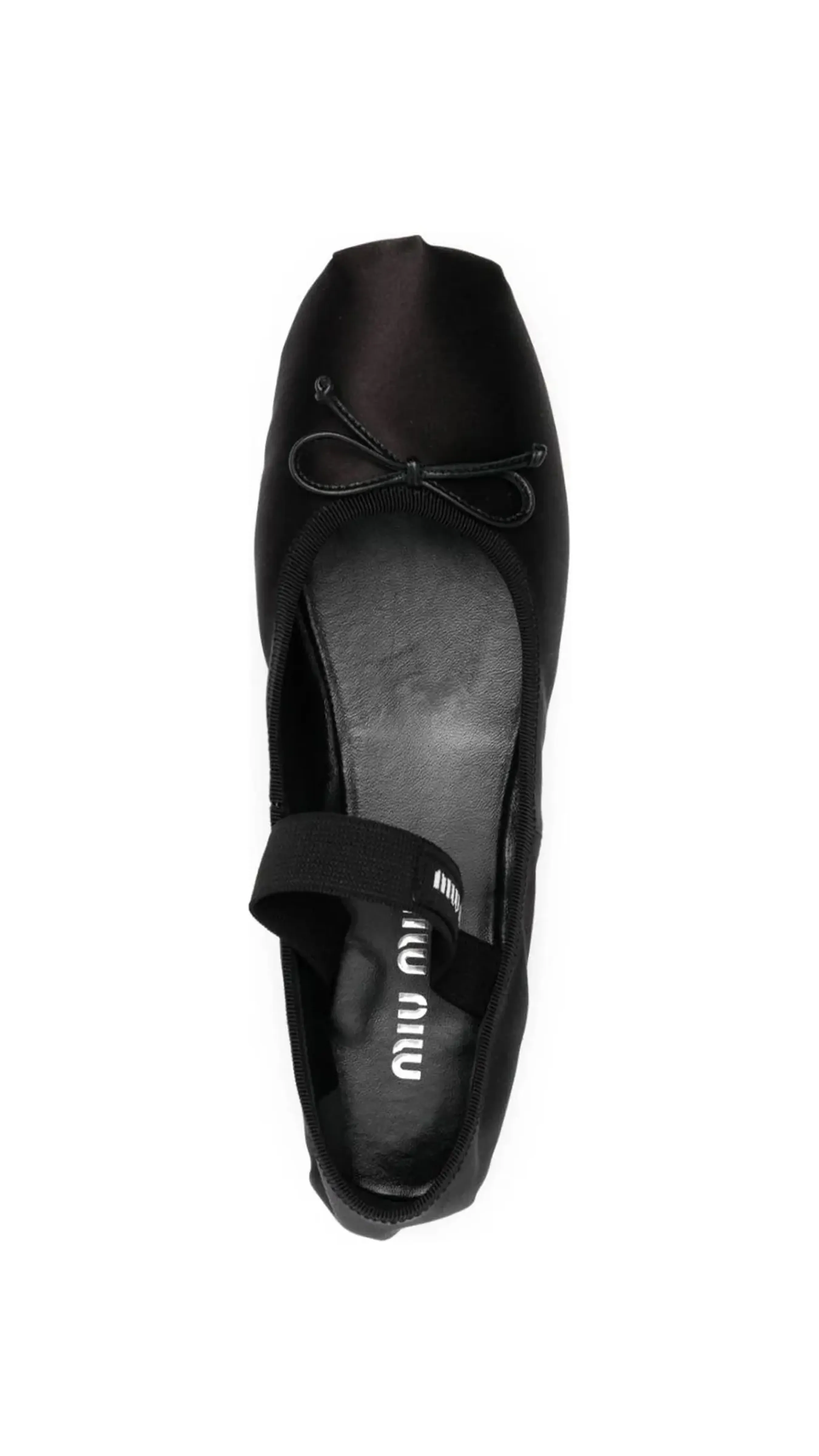 Satin Ballerinas - Black