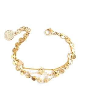 Satin Gold Bracelet