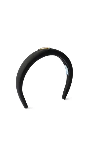 Satin Headband - Black