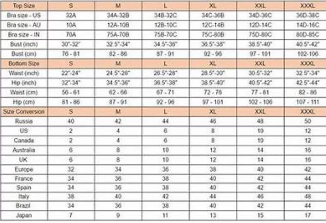 Size & Conversion Charts ~ Clothing & Shoes