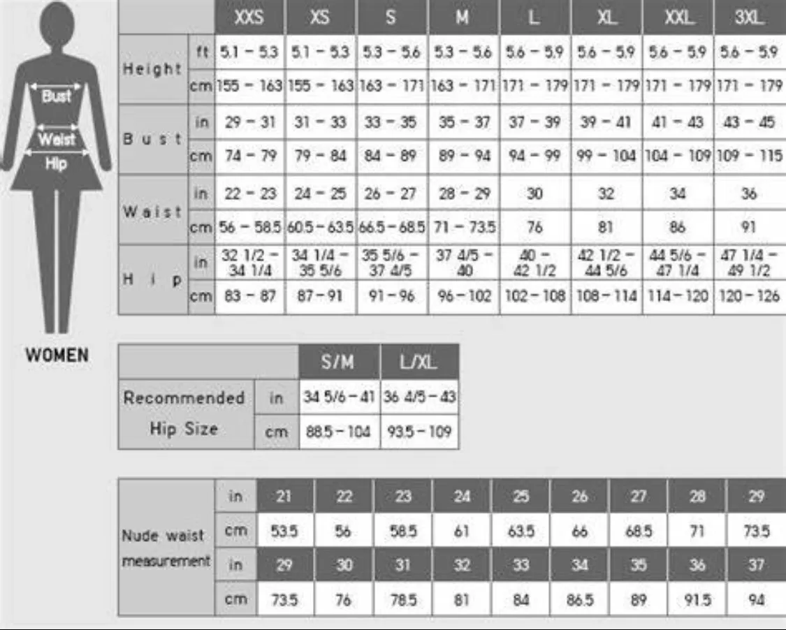 Size & Conversion Charts ~ Clothing & Shoes