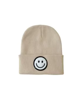 Smiley Beanie / Beige