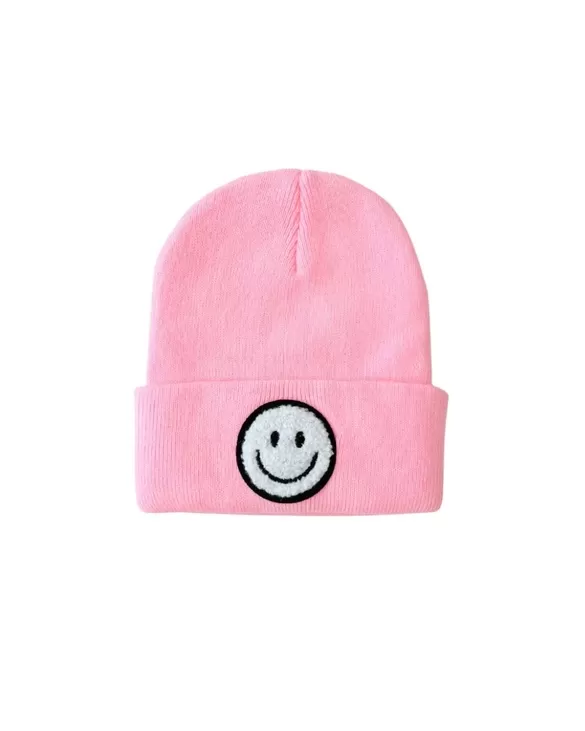 Smiley Beanie / Pink