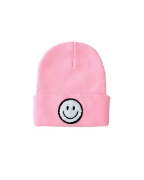 Smiley Beanie / Pink