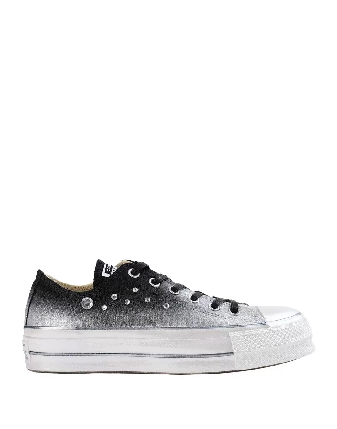 SNEAKERS CONVERSE ALL STAR DONNA NERO & ARGENTO 569129C