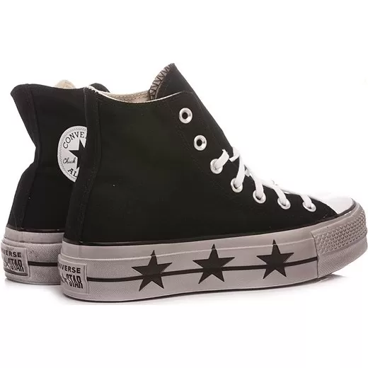 SNEAKERS CONVERSE DONNA BLACK STARS 567387C