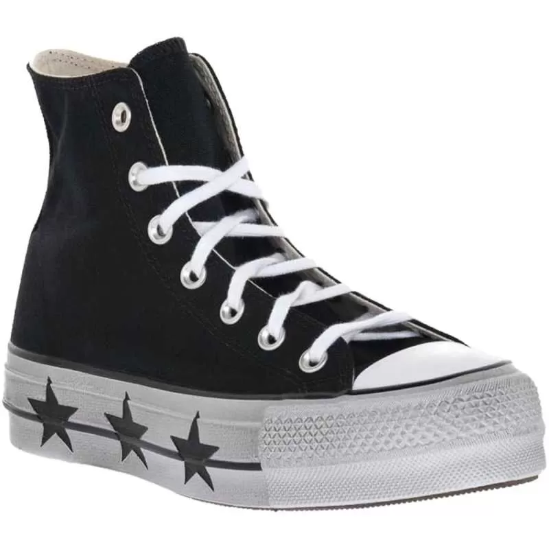 SNEAKERS CONVERSE DONNA BLACK STARS 567387C