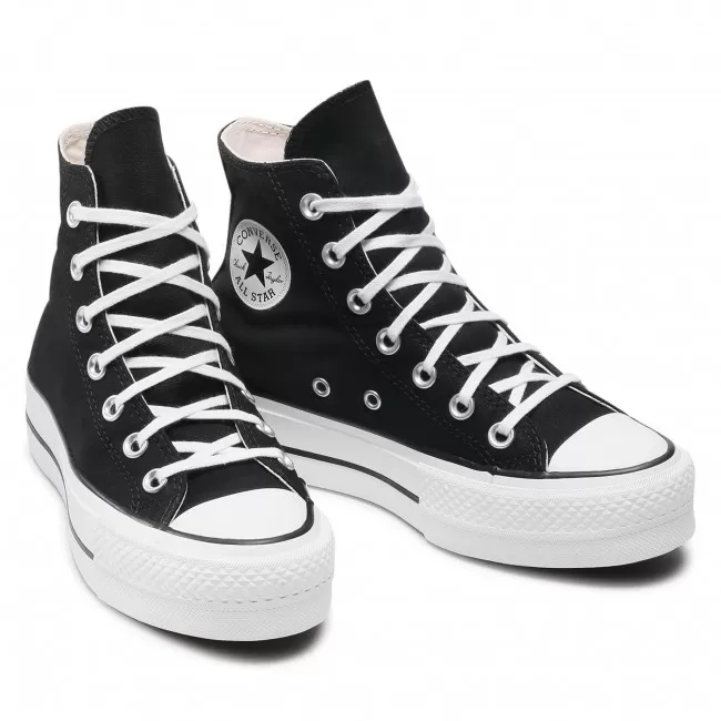 SNEAKERS CONVERSE DONNA CHUCK TAYLOR PLATFORM BASIC NERO 560845C