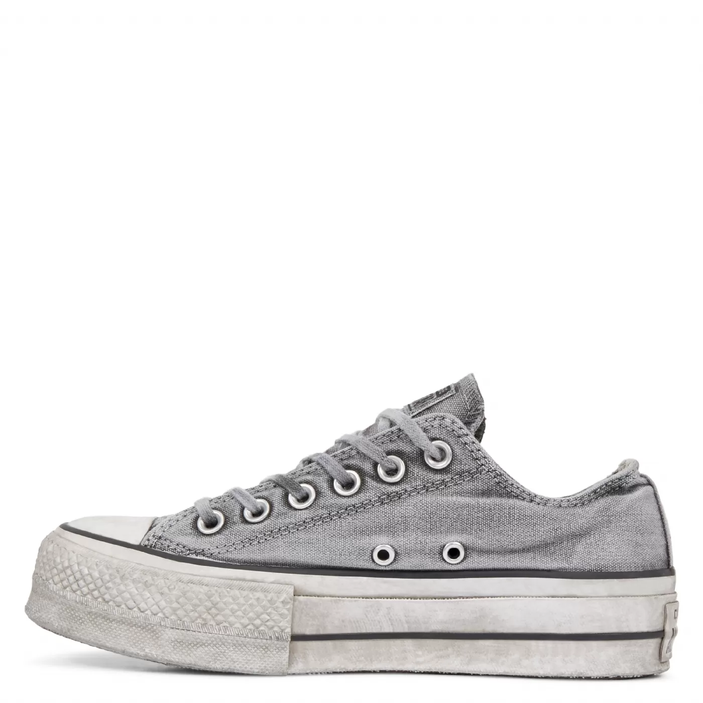 SNEAKERS CONVERSE DONNA GRAY/WHITE PLATFORM 563112C