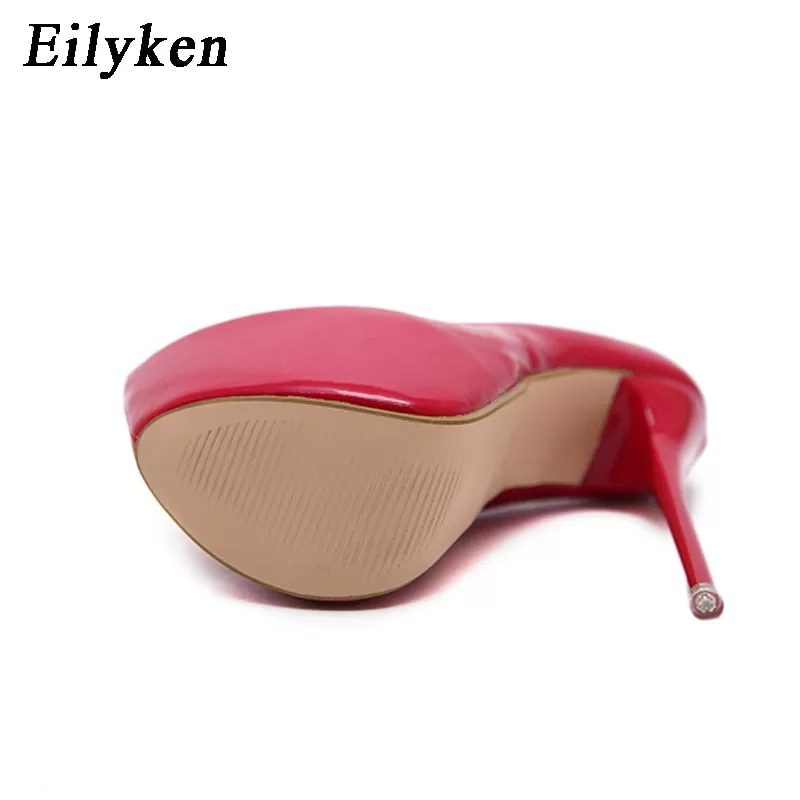 Spring Autumn Fashion Pumps Shoes Women High Heels Pumps 16cm Platform Shoes Sexy Wedding Shoes