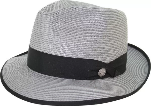 Stetson Latte Milan Straw Fedora