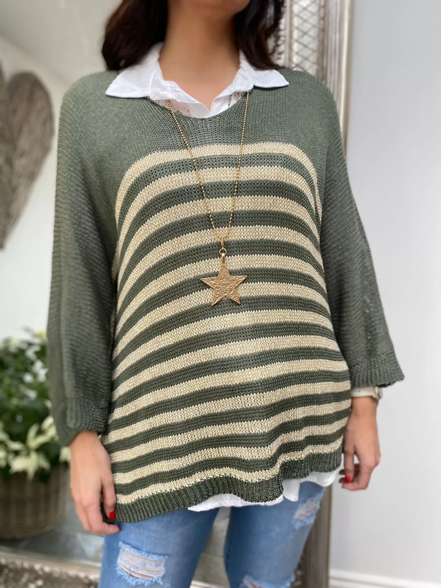 Stripe Knit Jumper Gail