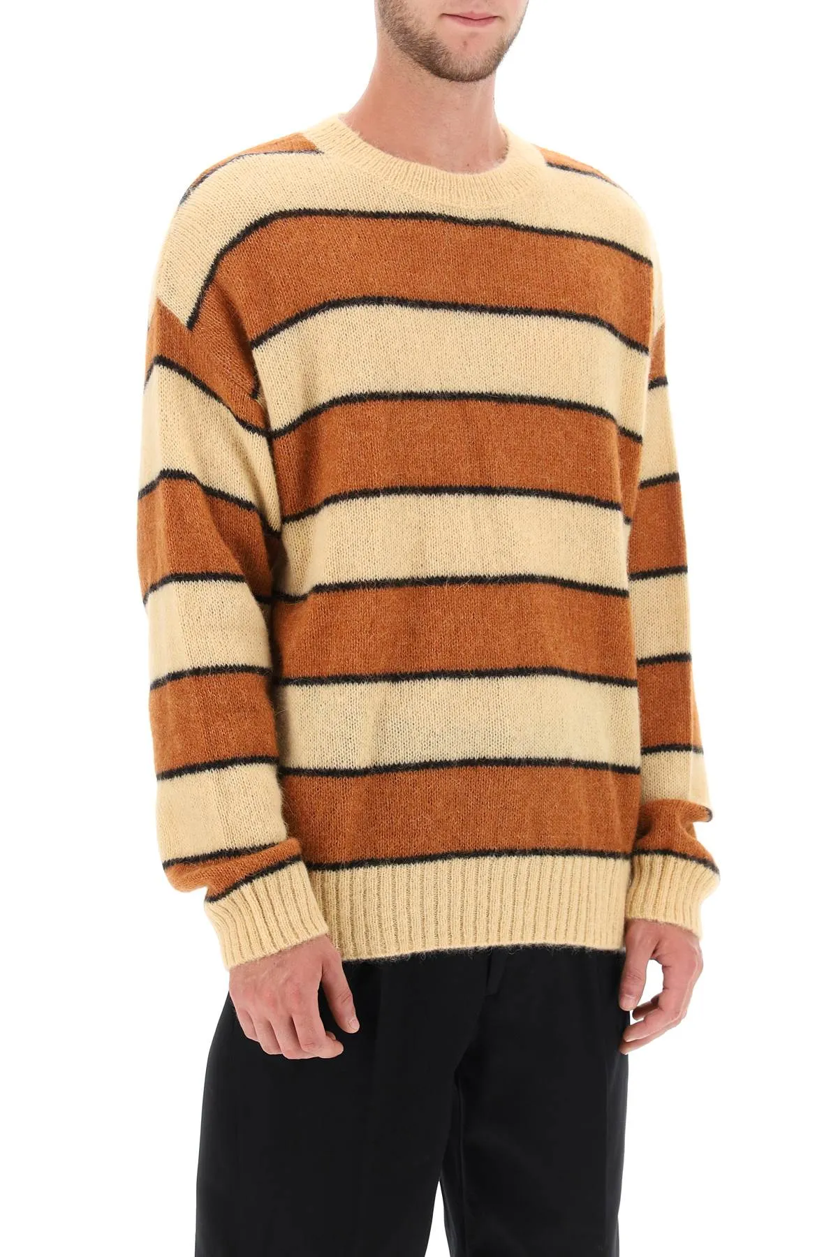 Striped Wool And Alpaca Sweater