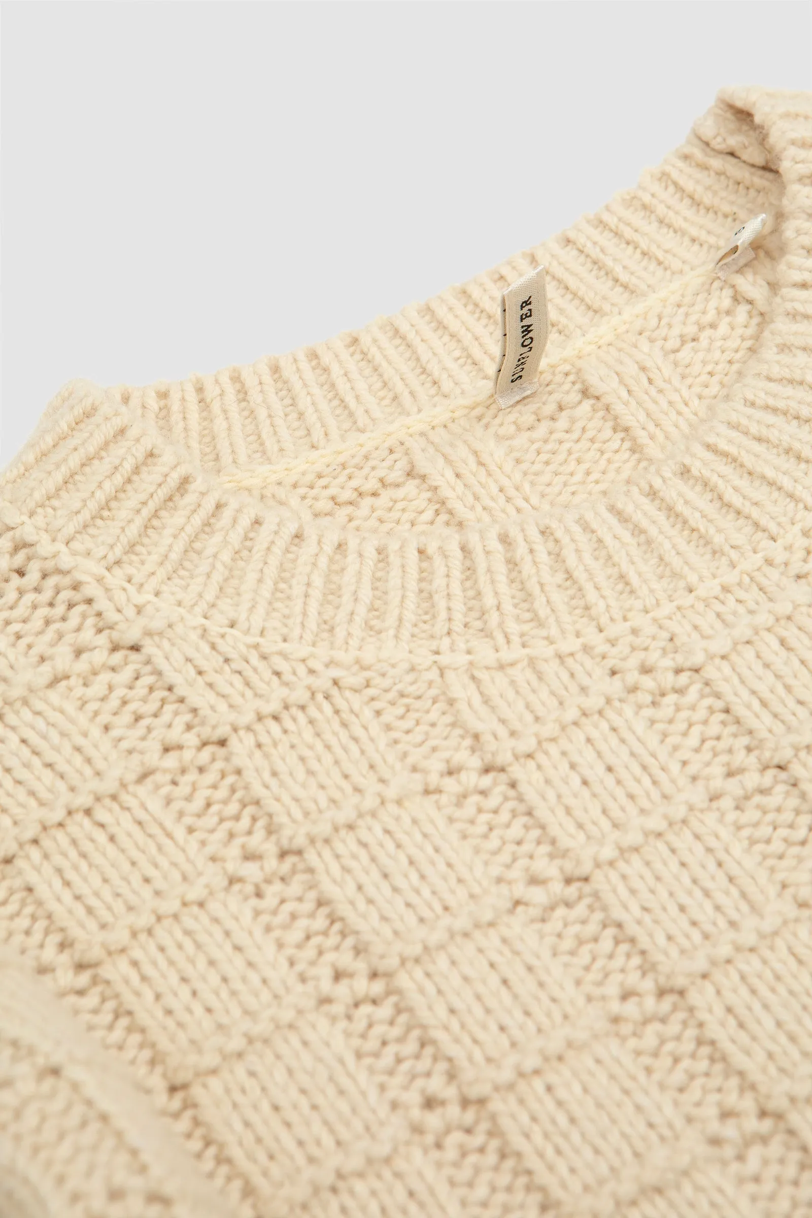 Sunflower Angle Sweater Off White