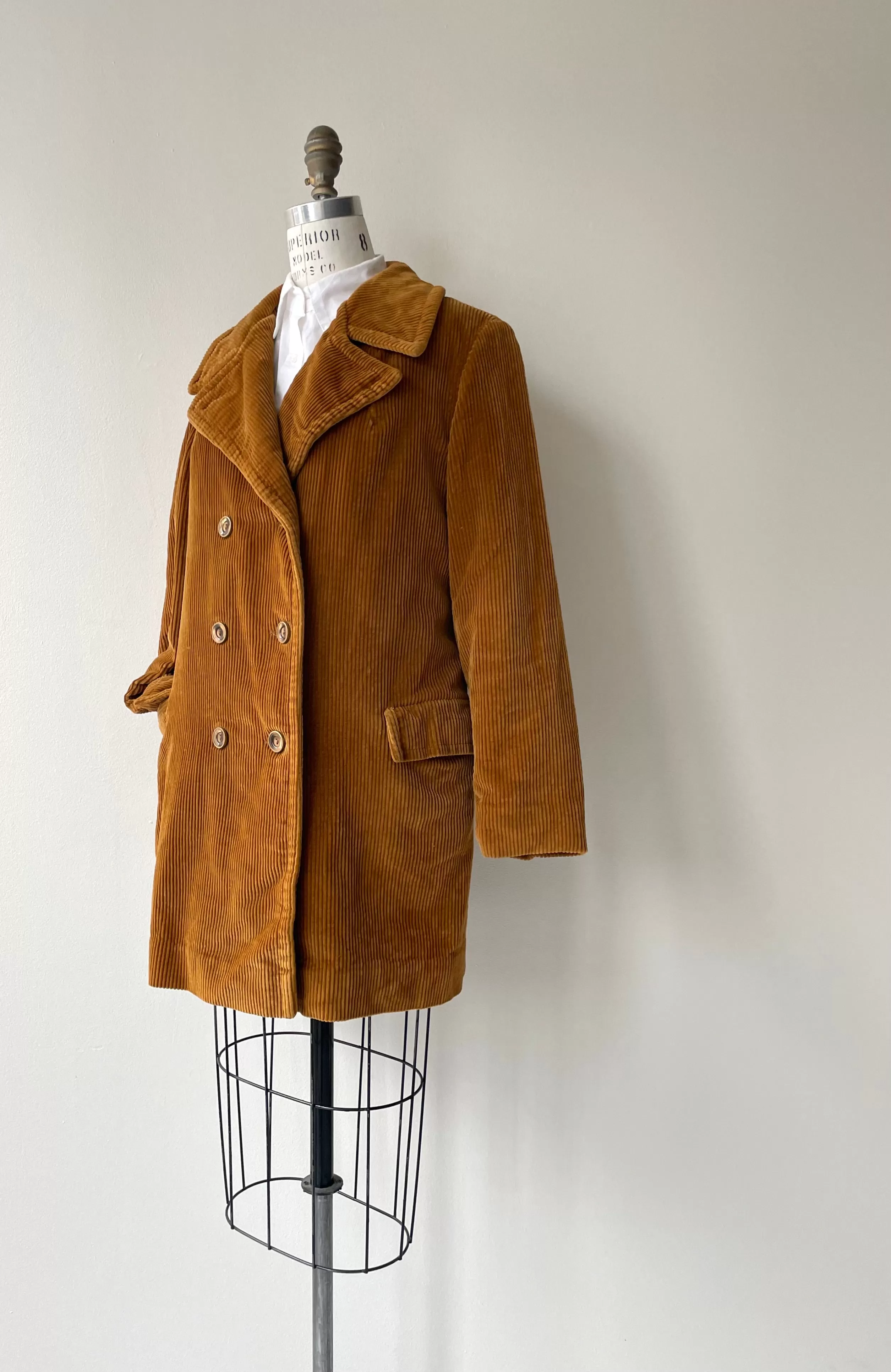 Teddybear Corduroy Coat | 1960s