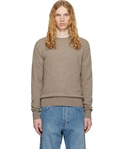 The Row Taupe Benji Sweater