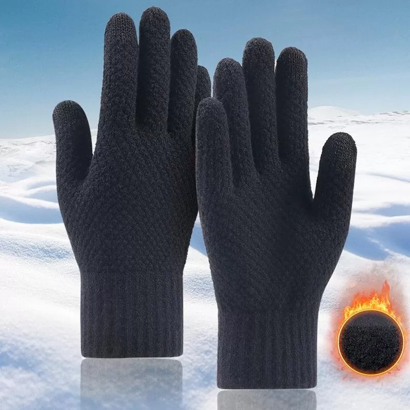 Thick Knitted Winter Gloves