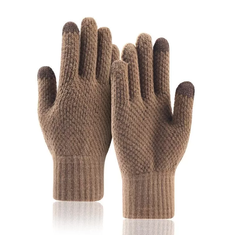 Thick Knitted Winter Gloves