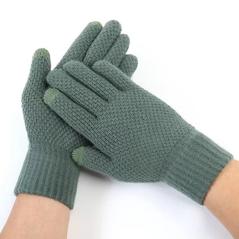 Thick Knitted Winter Gloves