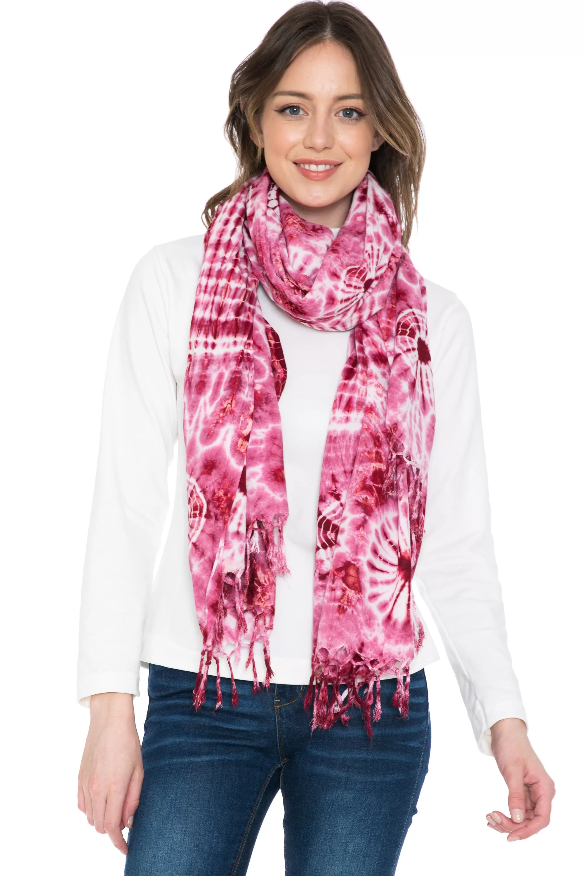 Tie Dye Rayon Scarf