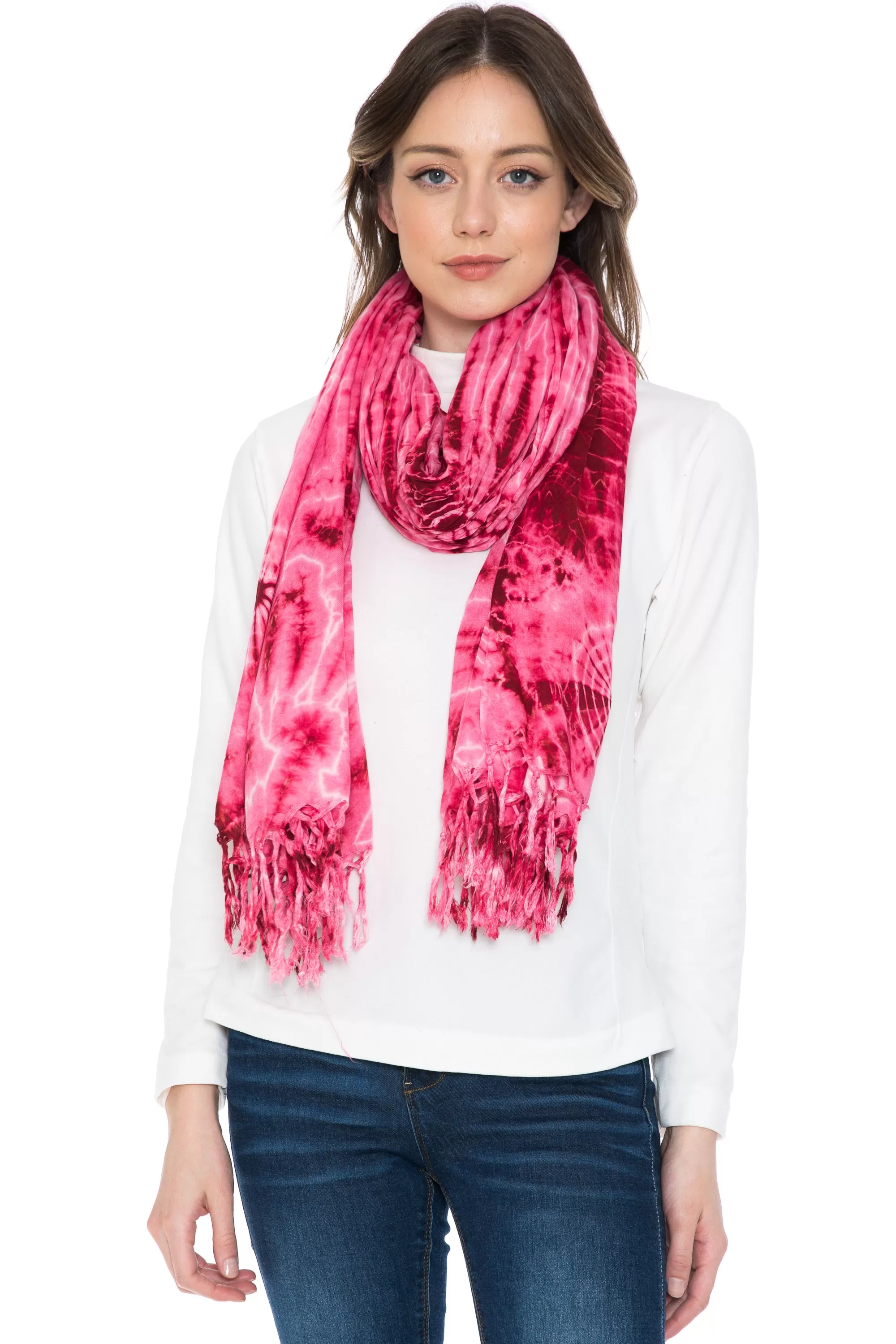 Tie Dye Rayon Scarf