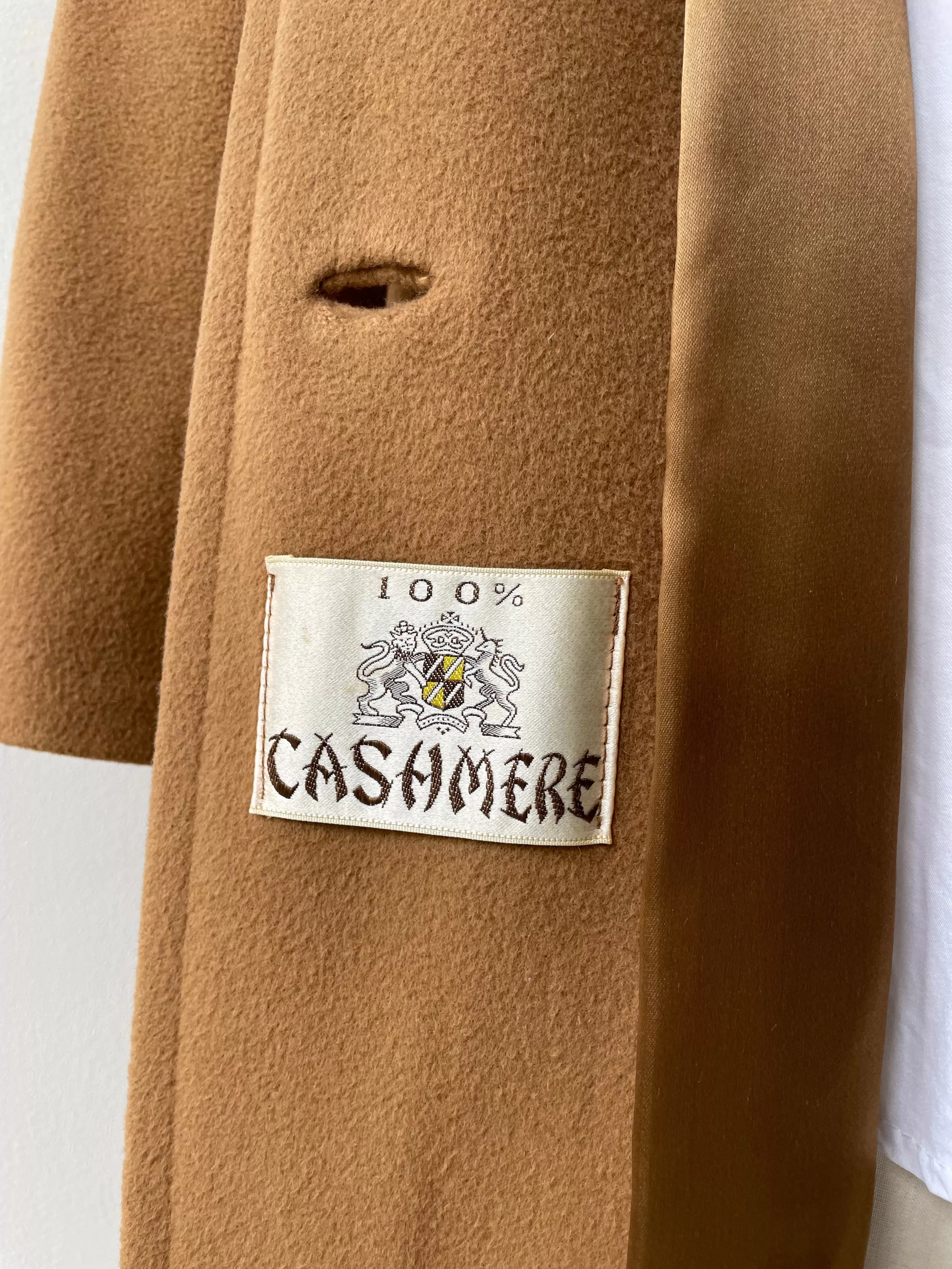 Toffee Cashmere Coat | 1970s