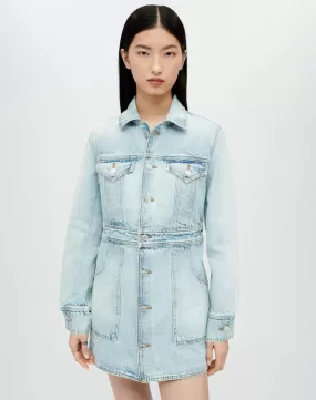 Trucker Dress - Opal Indigo