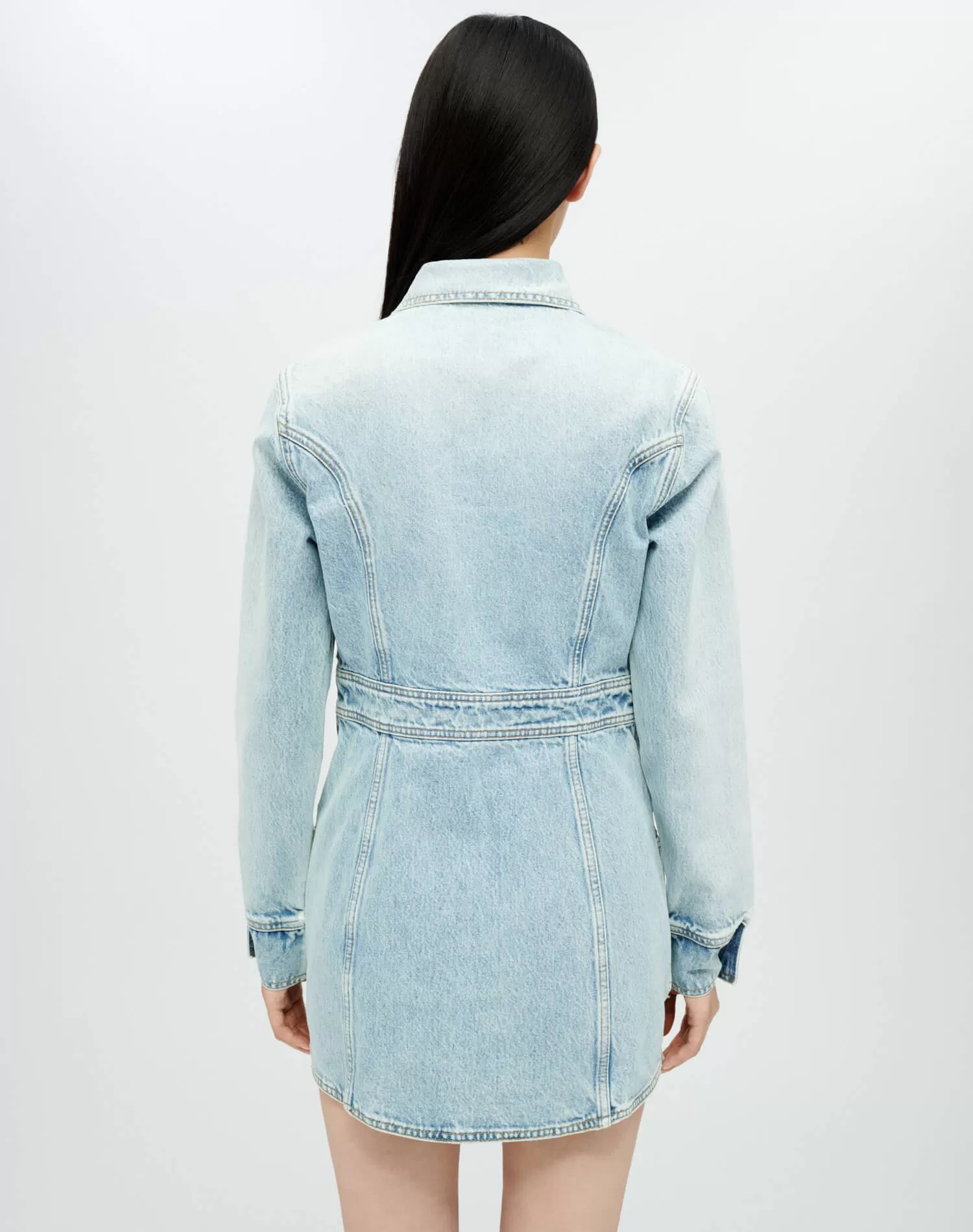 Trucker Dress - Opal Indigo