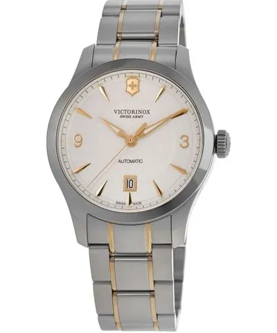 Victorinox Swiss Army Alliance Automatic Two-Tone Steel White Dial Men's Watch 241874