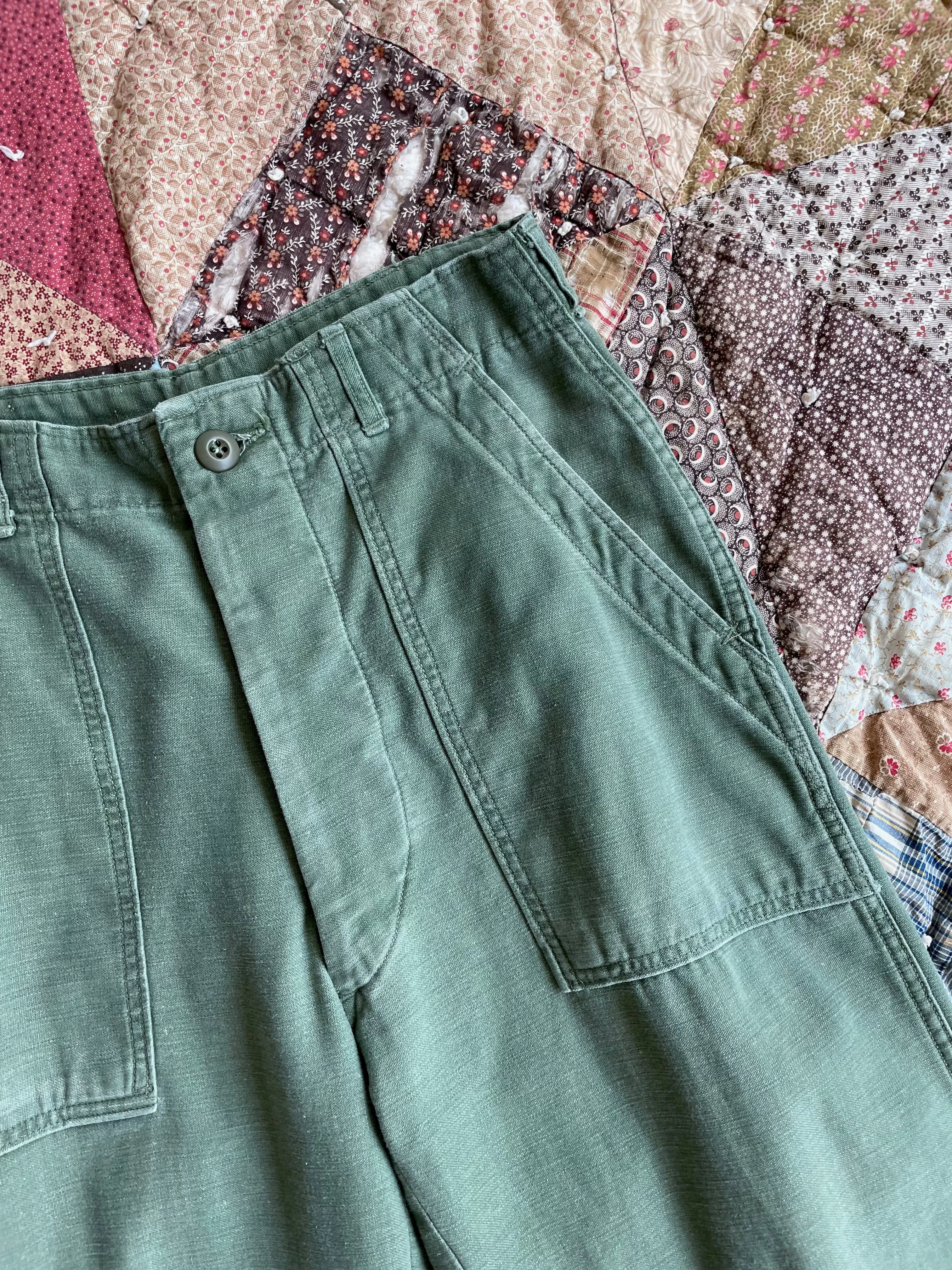 Vintage 1960s Army Issue Trousers