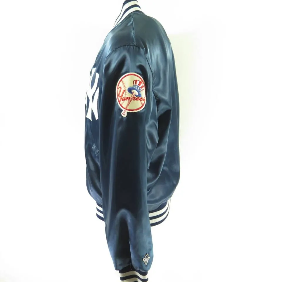 Vintage 70s New York Yankees Felco Jacket Mens XL Satin MLB Baseball Sports