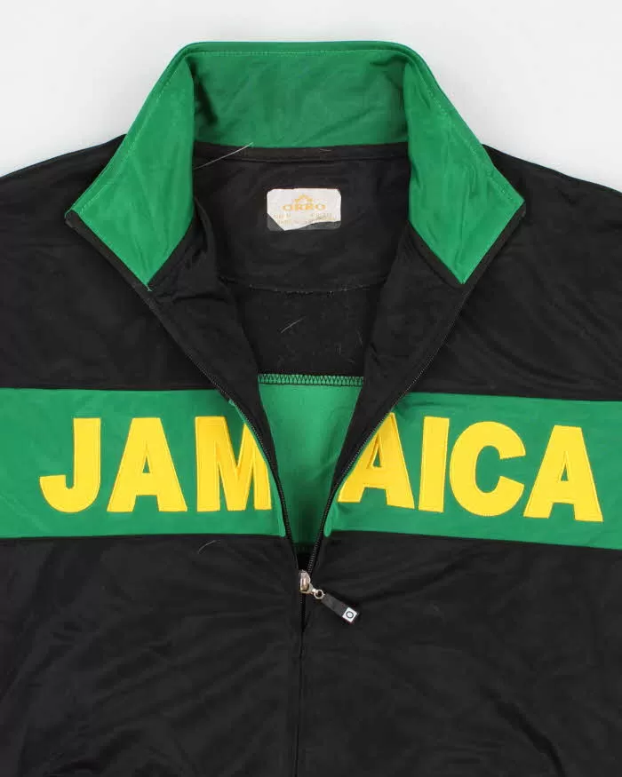 Vintage Men's Jamaica Zip Up Track Jacket - M