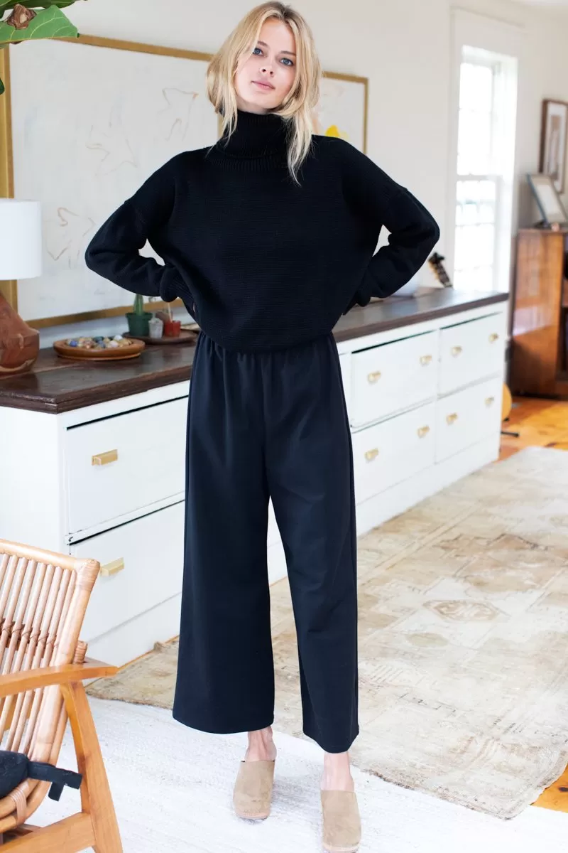 Wide Leg Ponte Pant