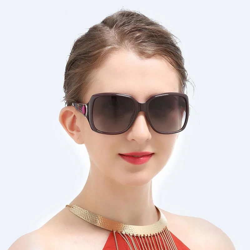 Women's Luxury Butterfly Fashion Polarized Driving Eyewear Sunglasses