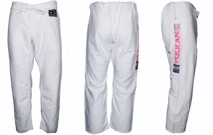 Women's Pro Light Jiu Jitsu Gi Pants White/Pink