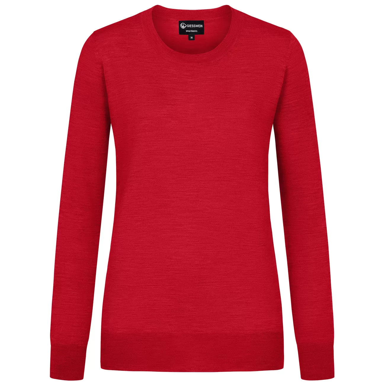 Wool Pullover Light Round Neck Women