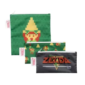 Zelda Reusable Snack Bags 3-Pack