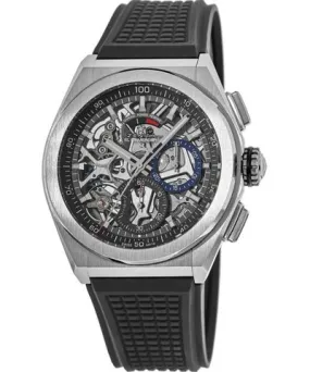 Zenith Defy El Primero 21 Skeleton Chronograph Dial Titanium Men's Watch 95.9000.9004/78.R782